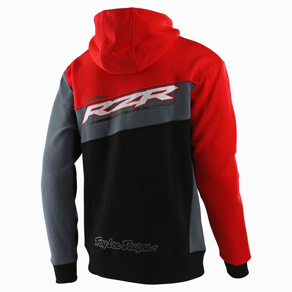 Black red hoodie best sale