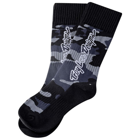 Youth GP MX Thick Sock Camo Black